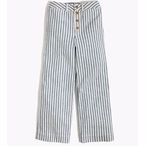 MADEWELL EMMETT WIDE-LEG PANT IN STRIPE 25